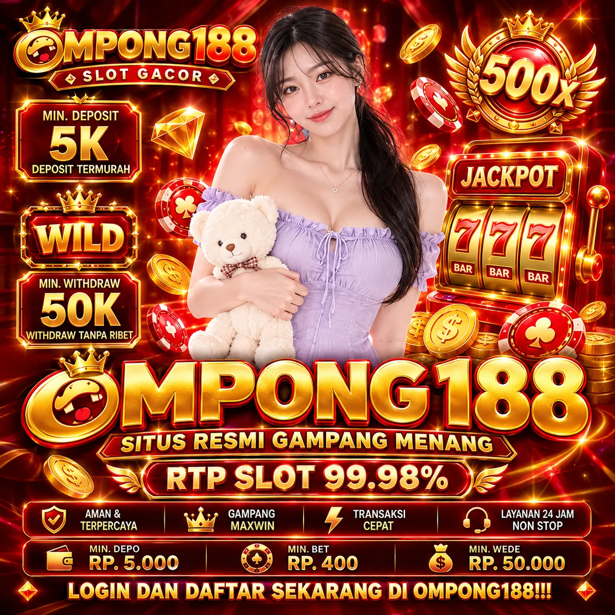 OMPONG188 | Performa Login Menggunakan Link Alternatif & Situs Game Resmi